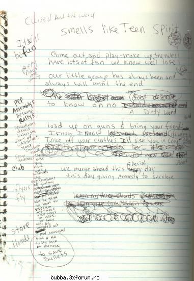 Kurt Cobain - biletul sinucigas a lui kurt - <|R.I.P. Singers|>