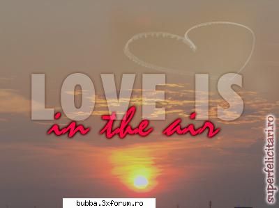 love is in the air .. poze