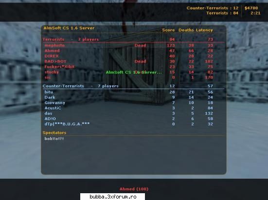 Scoruri de la cs - mephisto - <|Scoruri de la cs..|>