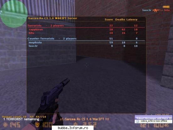 Scoruri de la cs - ceva mai recent - <|Scoruri de la cs..|>